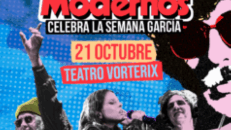 @CHARLY: BANDA BEATS MODERNOS CELEBRA LA SEMANA GARCÍA EL 21 DE OCTUBRE EN EL TEATRO VÓRTERIX DE LA CIUDAD DE BUENOS AIRES.
